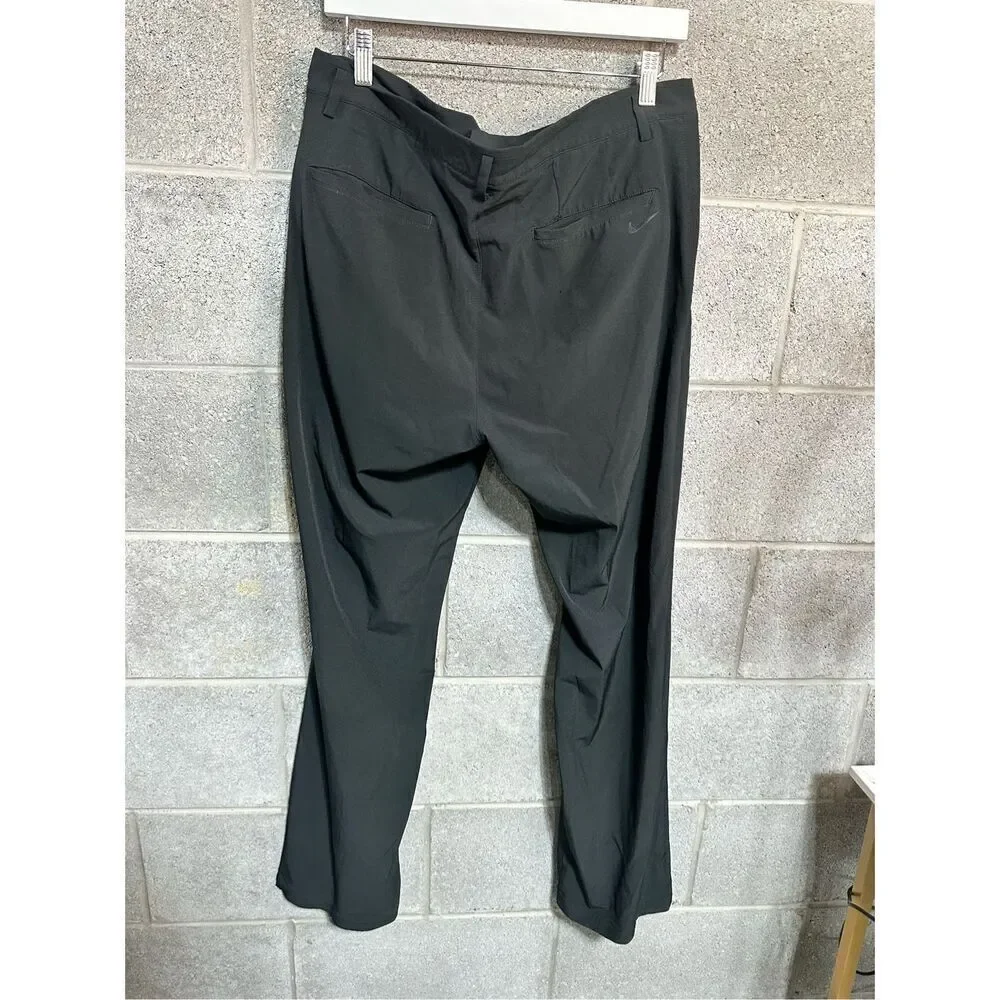 Nike Golf Performance Dri Fit Straight Leg Pants Standard Black Size 34x32